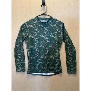 Starter Shirt Boy's XL(14-16) Green Pixelated Camo